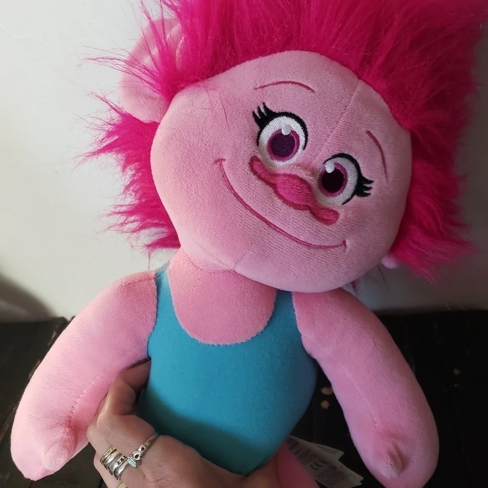 Build-a-Bear BAB Trolls Doll Poppy Stuffed Plush Movie Cartoon Character Toy